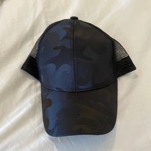 Black Camo SnapBack Hat